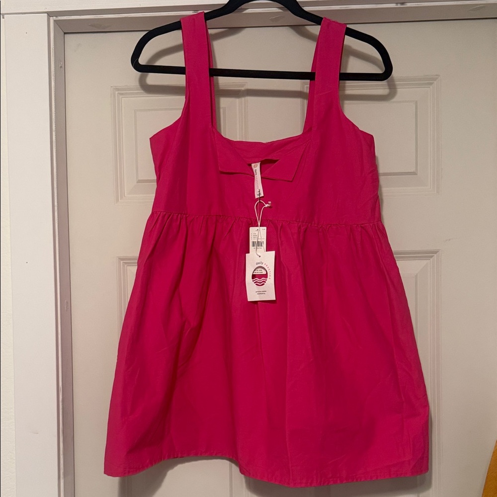Anthropologie Pink Mini Dress